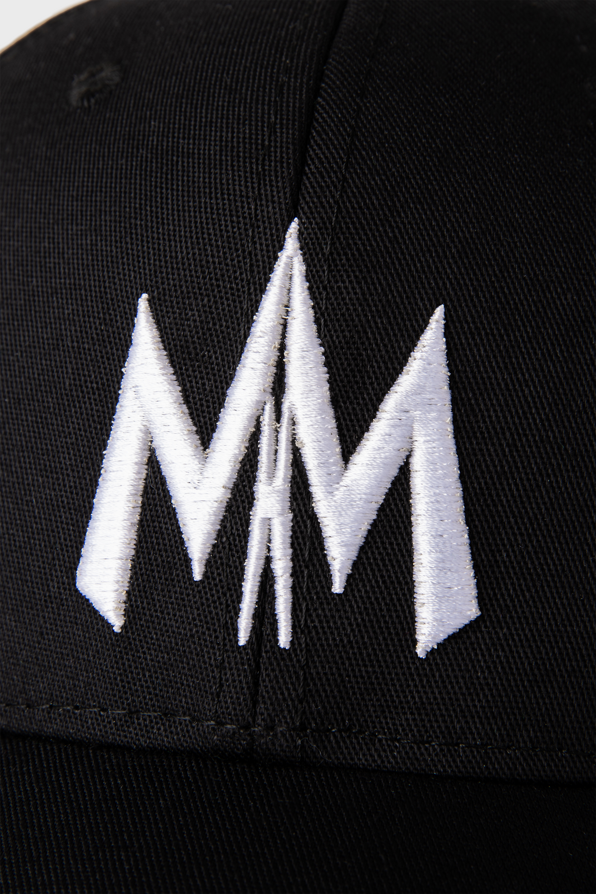 Maison Menace Signature Hat in Black - MAISON MENACE
