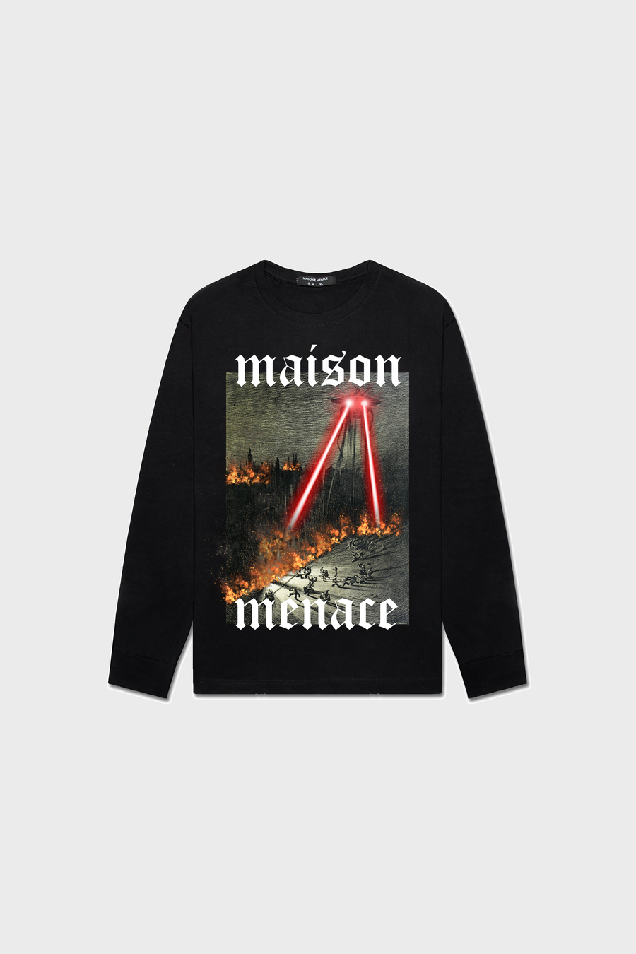 War of Worlds Long-Sleeve Shirt - MAISON MENACE